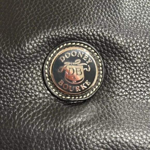 Dooney & Burke Black Domed Satchel - Picture 2 of 11